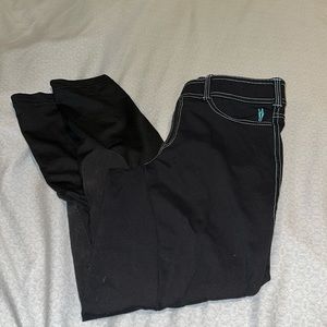 Irideon pull on knee patch breeches black Girls L